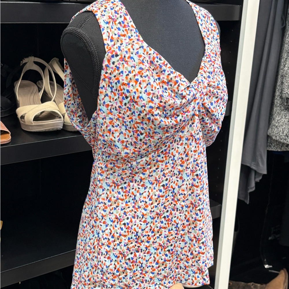 CAbi Colorful Patterned Tank Top - Picture 2 of 7